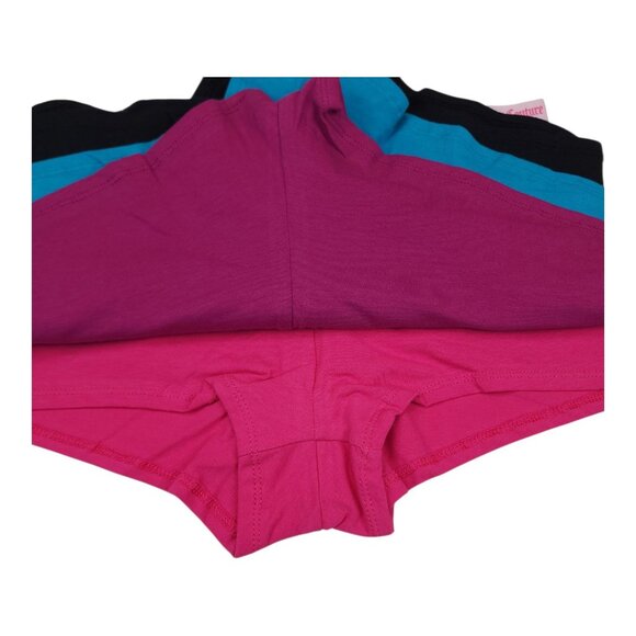 Juicy Couture Intimates 5 Pack Large Boyshort Panties Underwear Multicolor - Picture 8 of 10